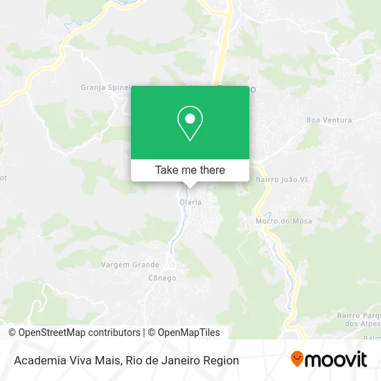 Academia Viva Mais map