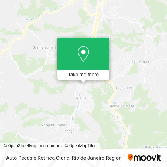 Auto Pecas e Retífica Olaria map