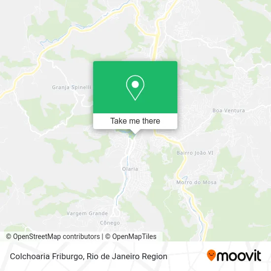 Colchoaria Friburgo map