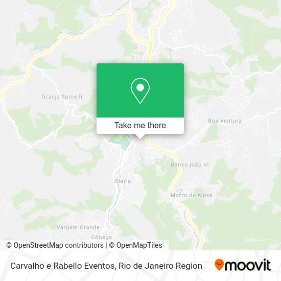 Carvalho e Rabello Eventos map