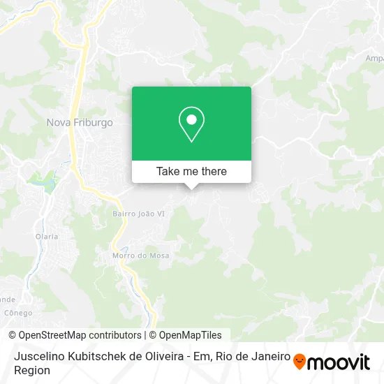 Juscelino Kubitschek de Oliveira - Em map