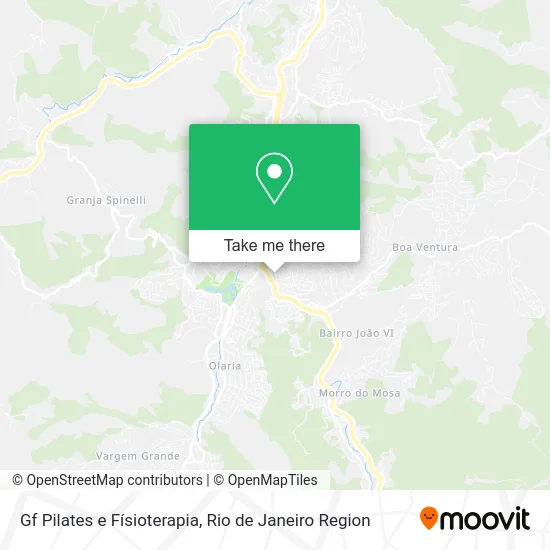 Gf Pilates e Físioterapia map