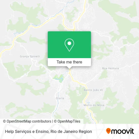 Help Serviços e Ensino map
