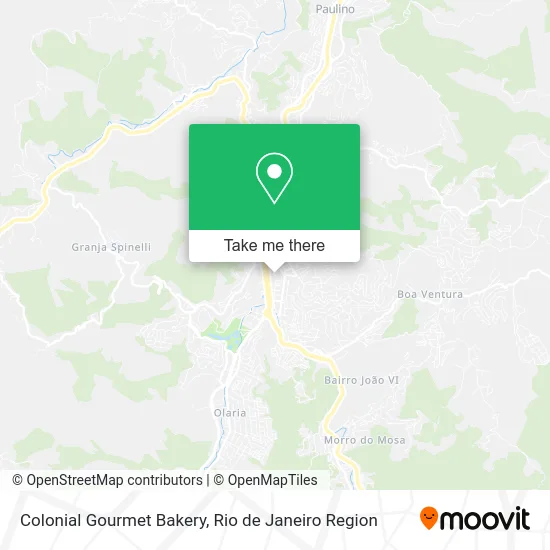 Colonial Gourmet Bakery map