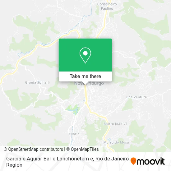 Garcia e Aguiar Bar e Lanchonetem e map