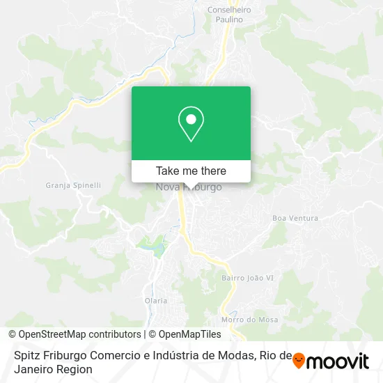 Spitz Friburgo Comercio e Indústria de Modas map