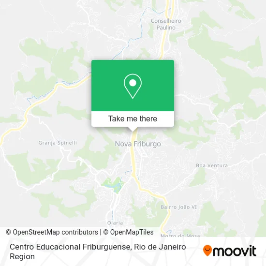Centro Educacional Friburguense map
