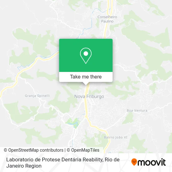 Laboratorio de Protese Dentária Reability map