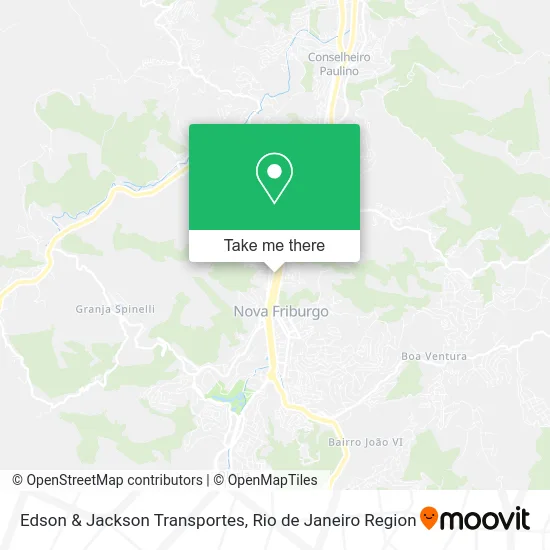 Edson & Jackson Transportes map