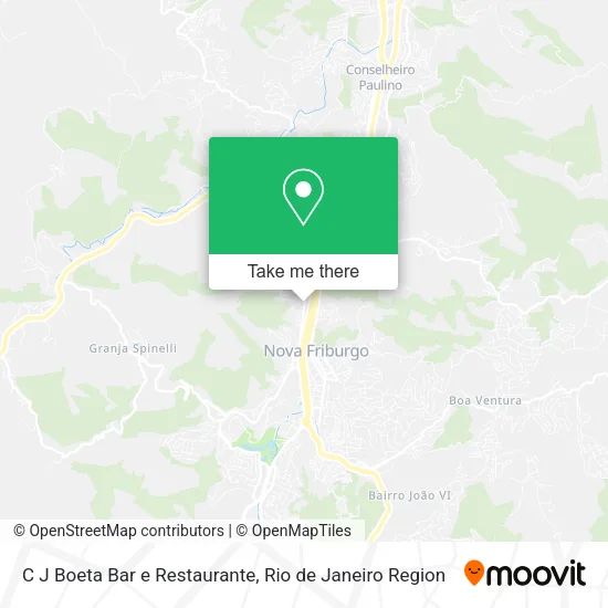 C J Boeta Bar e Restaurante map