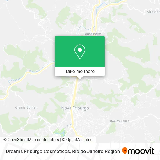 Dreams Friburgo Cosméticos map
