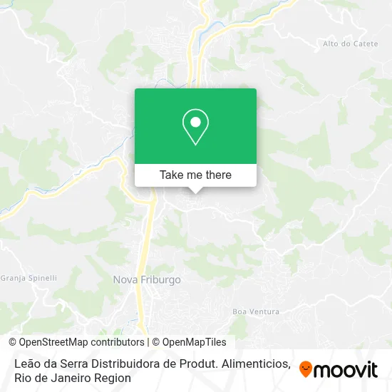 Leão da Serra Distribuidora de Produt. Alimenticios map