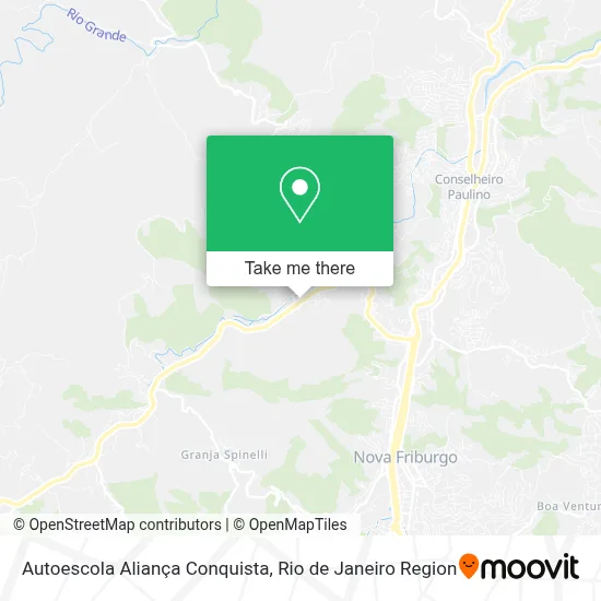Autoescola Aliança Conquista map