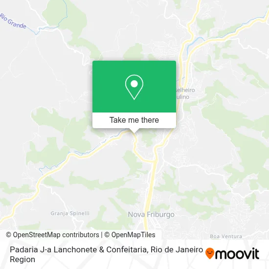 Padaria J-a Lanchonete & Confeitaria map