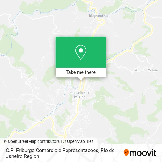 C.R. Friburgo Comércio e Representacoes map