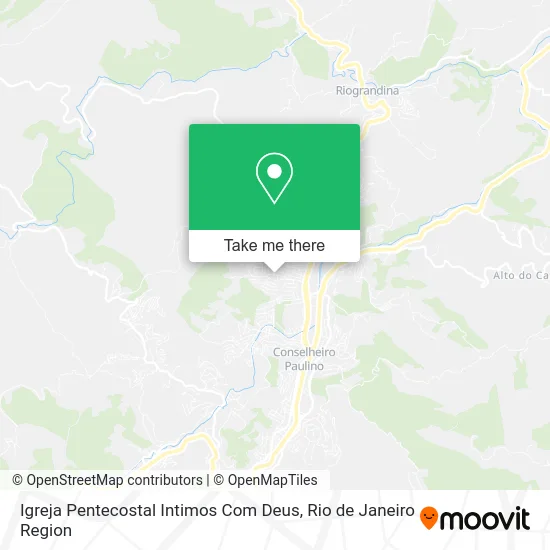 Igreja Pentecostal Intimos Com Deus map