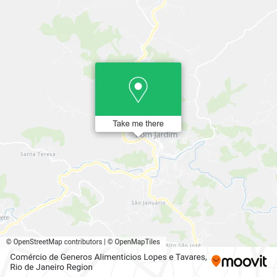 Comércio de Generos Alimenticios Lopes e Tavares map