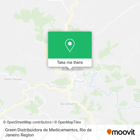 Green Distribuidora de Medicamentos map