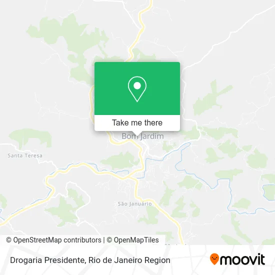 Drogaria Presidente map