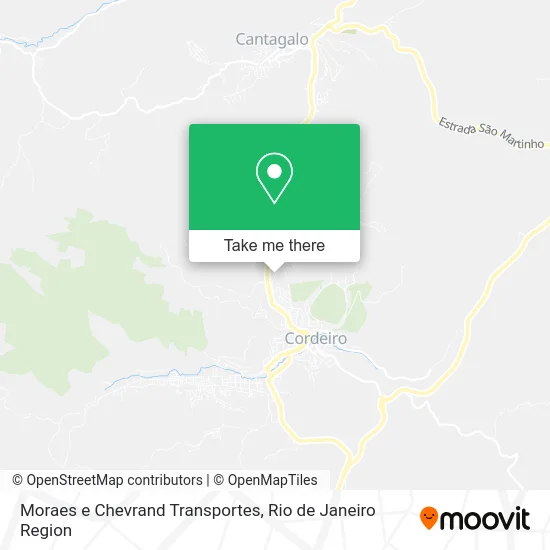 Moraes e Chevrand Transportes map