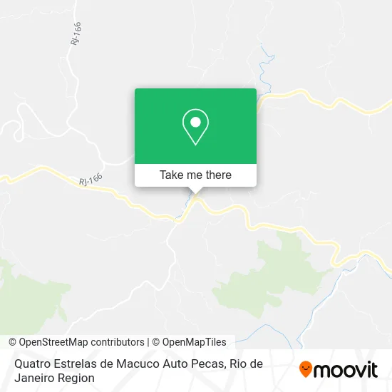 Quatro Estrelas de Macuco Auto Pecas map