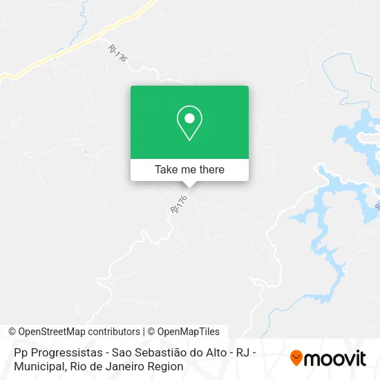 Pp Progressistas - Sao Sebastião do Alto - RJ - Municipal map