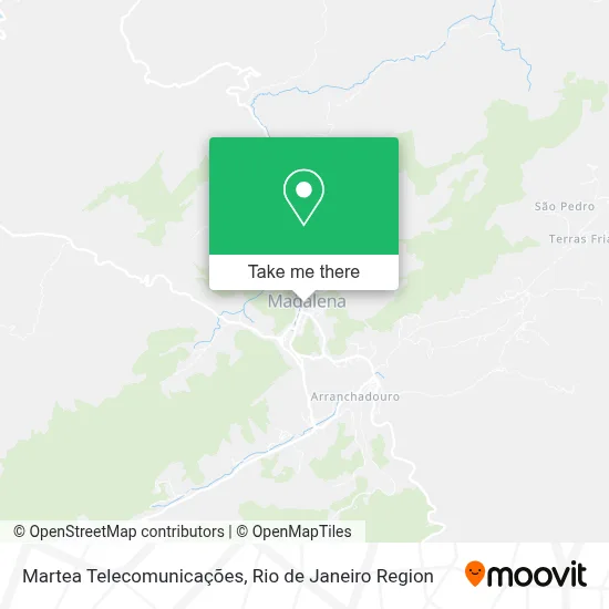 Martea Telecomunicações map