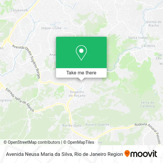 Avenida Neusa Maria da Silva map