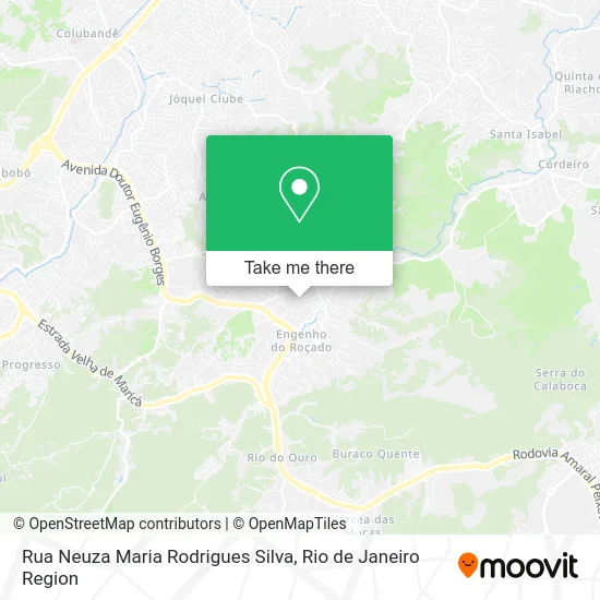 Rua Neuza Maria Rodrigues Silva map