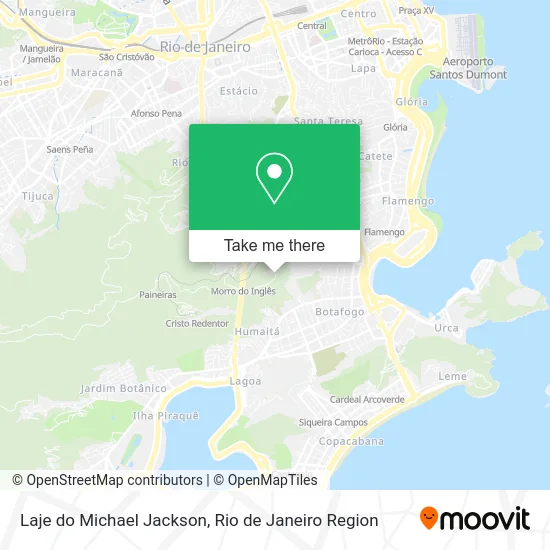 Laje do Michael Jackson map