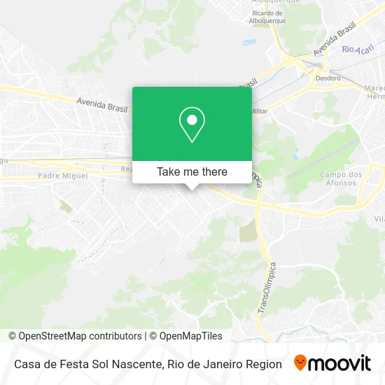 Casa de Festa Sol Nascente map