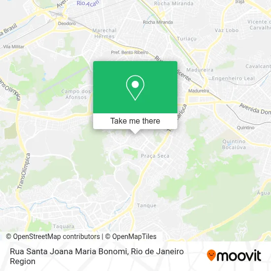 Rua Santa Joana Maria Bonomi map