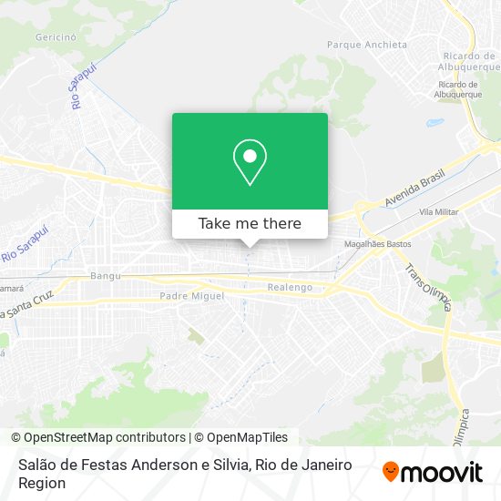 Mapa Salão de Festas Anderson e Silvia