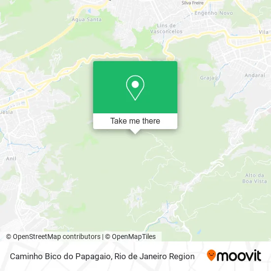 Caminho Bico do Papagaio map