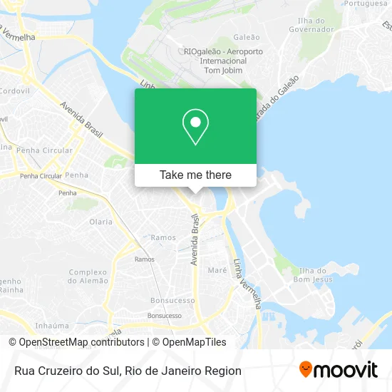 Rua Cruzeiro do Sul map