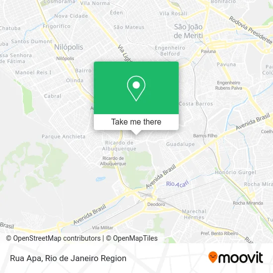 Rua Apa map