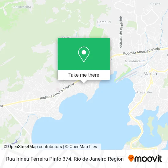 Rua Irineu Ferreira Pinto 374 map