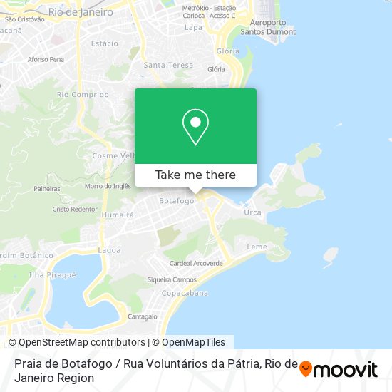 Praia de Botafogo / Rua Voluntários da Pátria map