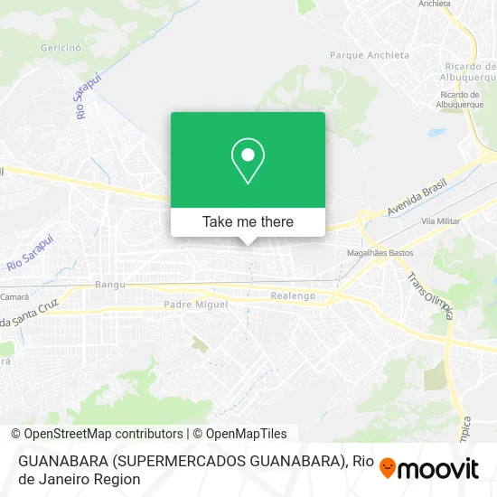 GUANABARA (SUPERMERCADOS GUANABARA) map