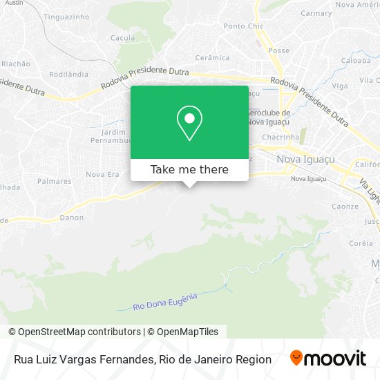 Mapa Rua Luiz Vargas Fernandes