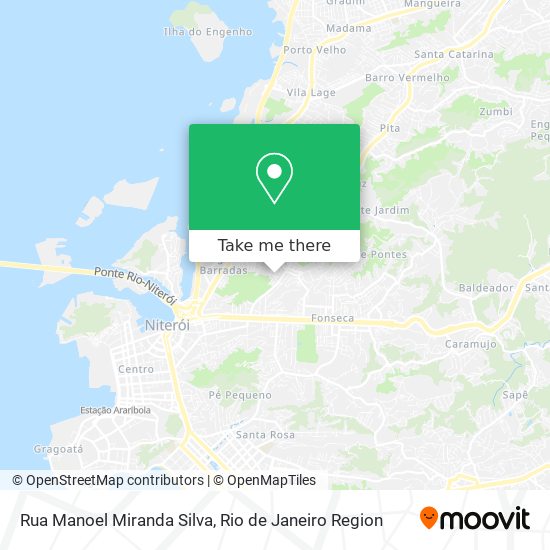 Mapa Rua Manoel Miranda Silva