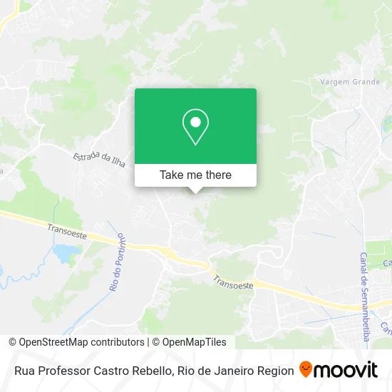 Rua Professor Castro Rebello map