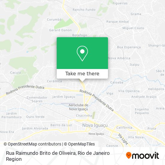 Mapa Rua Raimundo Brito de Oliveira