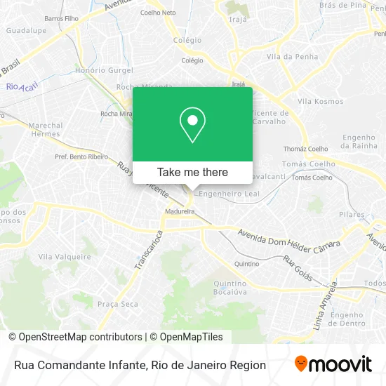 Rua Comandante Infante map