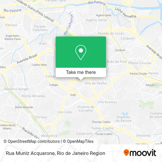 Rua Muniz Acquarone map