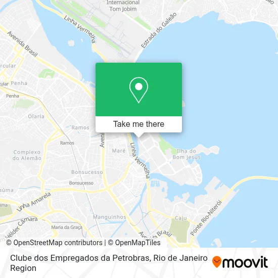 Clube dos Empregados da Petrobras map