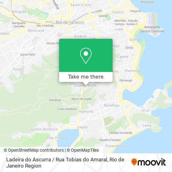 Ladeira do Ascurra / Rua Tobias do Amaral map