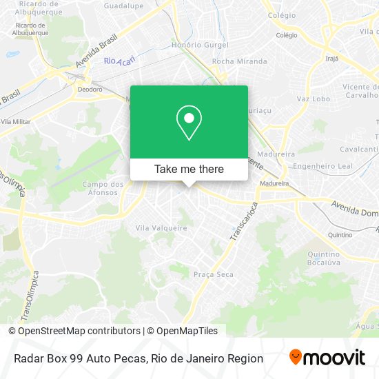 Radar Box 99 Auto Pecas map