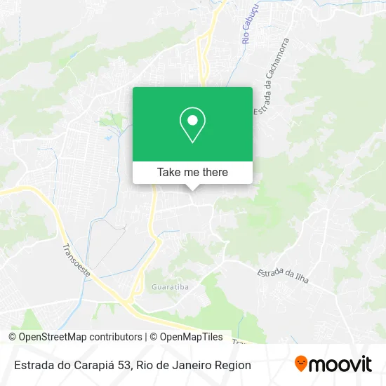 Estrada do Carapiá 53 map