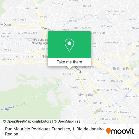 Rua Maurício Rodrigues Francisco, 1 map